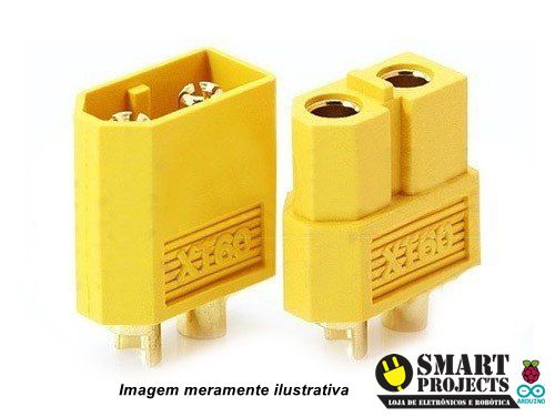 Par Conector XT60 Macho e Fêmea