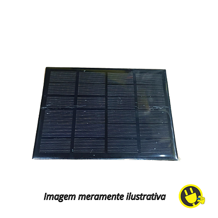 Mini Painel Solar 6v 320ma 140x104mm