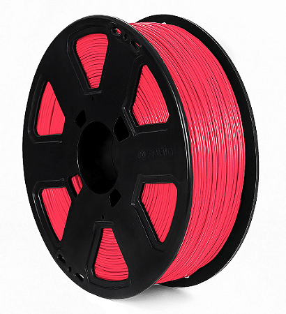 Filamento PLA Magic 1,75mm 1Kg Vermelho Neon 3D Fila
