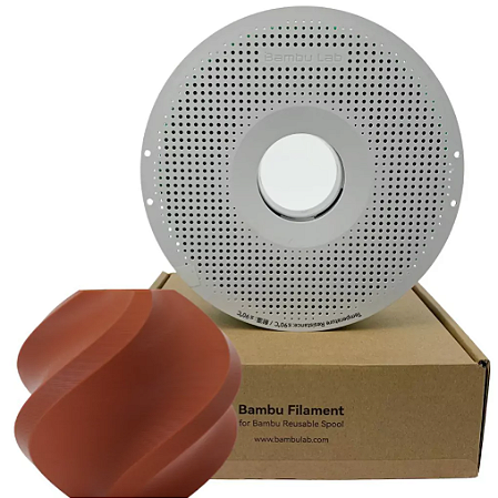 Filamento PLA 1,75mm 1Kg Marrom Bambu Lab
