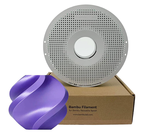 Filamento PLA SILK+ 1,75mm 1Kg Roxo Bambu Lab