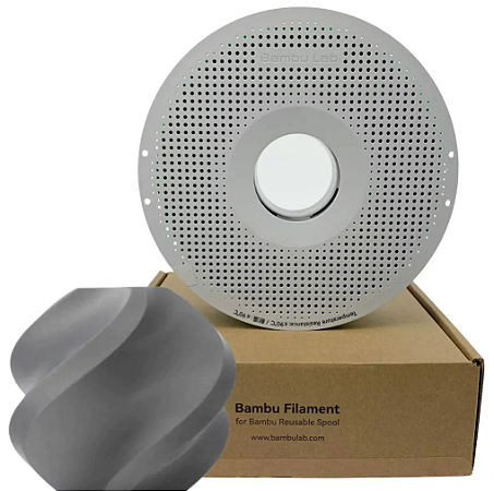 Filamento PLA 1,75mm 1Kg Prata Bambu Lab