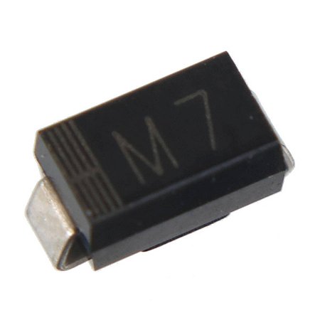 Diodo Retificador M7 SMD – 1 A – 1000 V (1N4007)