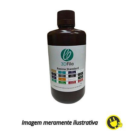 Resina 3D Standard Branco 1kg