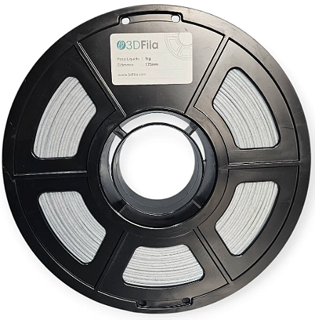 Filamento PLA Mármore 1,75mm Branco 1Kg 3D FILA
