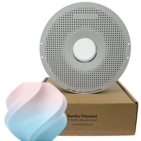 Filamento PLA 1,75mm 1Kg Cotton Candy Cloud Bambu Lab