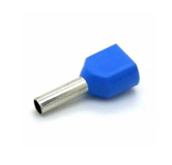 Terminal Tubular Ilhós Duplo 2,50mm²