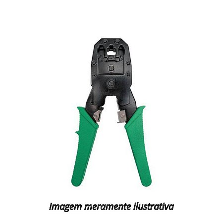 Alicate de Crimpar Cabos Rj11, Rj12 E Rj45 HK-301 Hikari