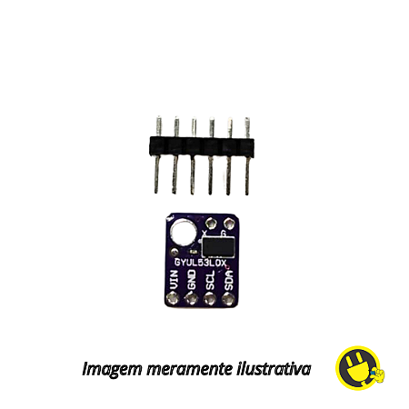 Sensor de Distância Laser VL53L0X GY-530 Roxo