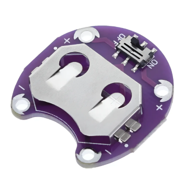 Suporte Porta Bateria LilyPad CR2032