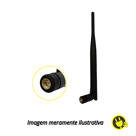 Antena 433Mhz SMA Macho p/ Módulo Emissor/Receptor RF