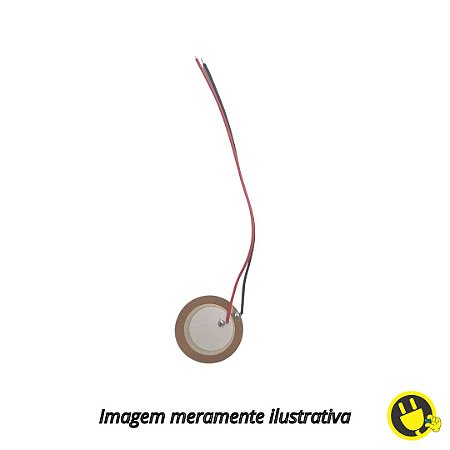Pastilha Transdutor Piezo Elétrico 20mm