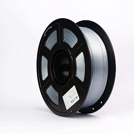 Filamento PLA SILK 1,75mm 1Kg Prata 3D Fila