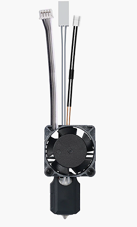 Conjunto Hotend Completo Aço Endurecido 0.4mm – Série X1 – Bambu Lab