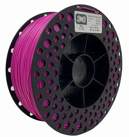 Filamento PLA 1,75mm 1Kg Fúcsia 3N3