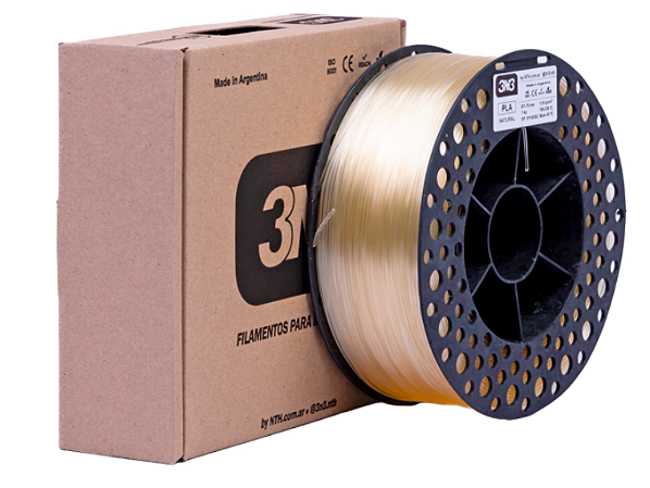 Filamento PLA 1,75mm 1Kg Natural 3N3