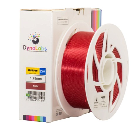 Filamento PLA Astra 1.75mm 1Kg Ruby DynaLabs