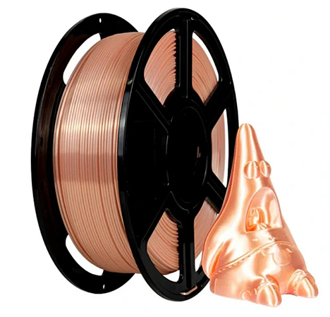 Filamento PLA Silk 1,75mm 1Kg Bege Nude FLASHFORGE