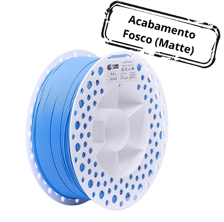 Filamento 3NMax PLA+ Matte 1.75mm 1Kg Azul Celeste