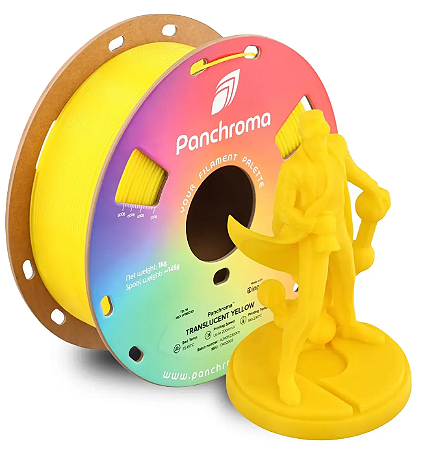 Filamento PolyMaker Panchroma PLA Translucido 1,75mm Amarelo