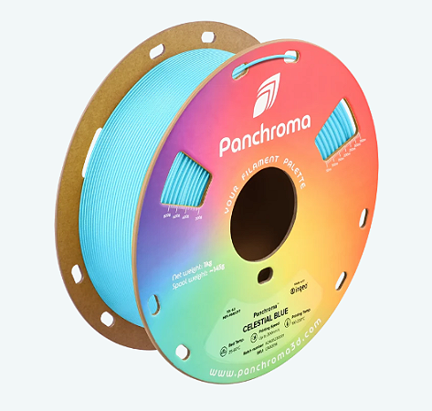 Filamento Polymaker Panchroma PLA 1,75mm 1kg – Azul Celestial (Glitter)