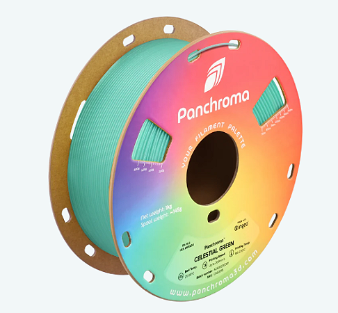Filamento Polymaker Panchroma PLA 1,75mm 1kg – Verde Celestial (Glitter)
