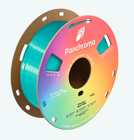 Filamento Polymaker Panchroma PLA Silk 1,75mm 1kg – Azul Esverdeado (Teal)