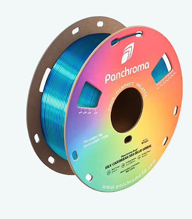 Filamento Polymaker Panchroma PLA Silk 1KG Azul/Verde