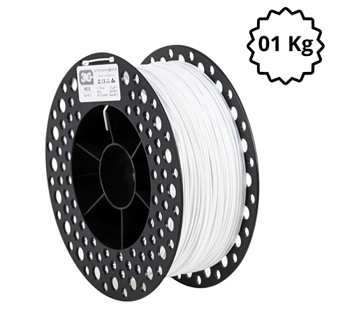 Filamento PETG 1,75mm 1Kg Branco 3N3