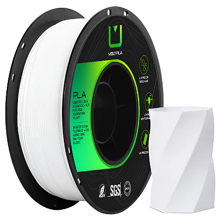 Filamento PLA 1,75mm 1kg Branco MULTFILA