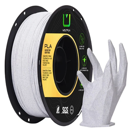 Filamento PLA 1,75mm 1kg Marmorizado MULTFILA