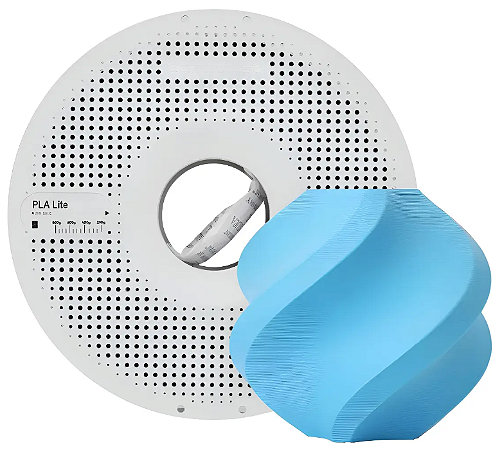 Filamento PLA Lite Azul Ciano 1,75mm 1Kg Bambu Lab