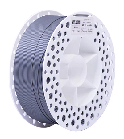 Filamento PLA+ Matte 3NMax 1.75mm Cinza Claro 1Kg