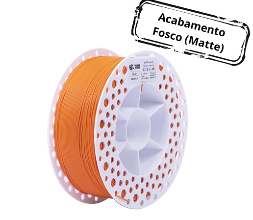 Filamento PLA+ Matte 3NMax 1.75mm Laranja 1Kg