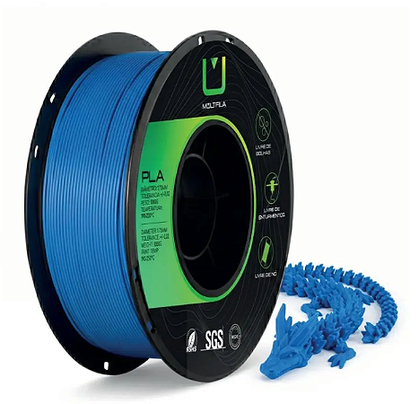 Filamento PLA Matte 1,75mm 1Kg Azul Ocean MULTFILA
