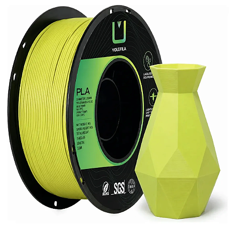 Filamento PLA Matte 1,75mm 1Kg Verde Citrus MULTFILA