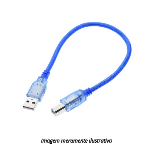 Cabo USB para Arduino UNO, MEGA e ADK