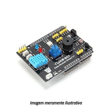 Shield Arduino Multifunções com Sensores e I/O´s