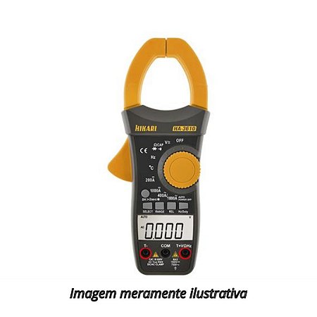 Alicate Amperímetro Digital HA-3610 Hikari