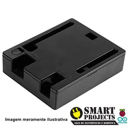 Case para Arduino UNO preta