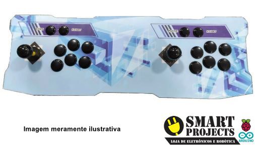Fliperama Digital Controle Arcade Portátil