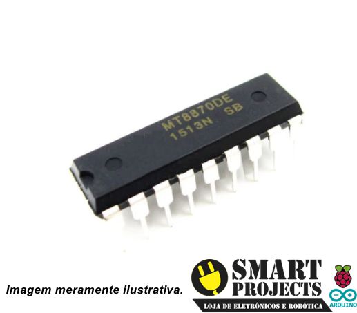 Circuito integrado MT8870DE Decodificador DTMF