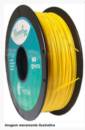 Filamento PET-G 1,75mm 1KG Amarelo Benser