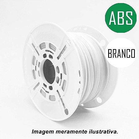 Filamento ABS 1,75mm 1Kg Branco Benser