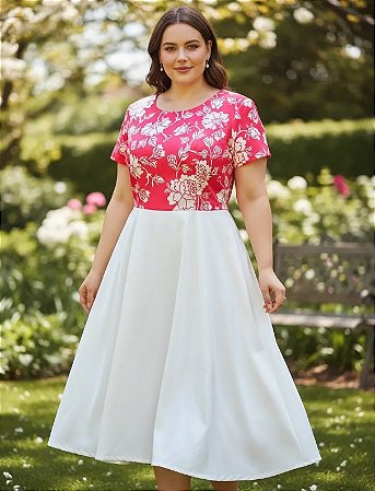 Vestido Godê Plus Size
