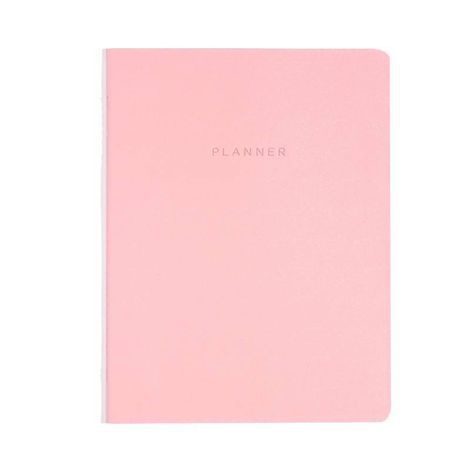Agenda Planner Revista Mensal Planejamento Rosa Pastel