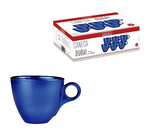 CONJUNTO CANECA DUBAI 170ml - 6 UNIDADES