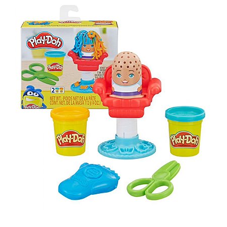 KIT MASSINHA MINI CABELEIREIRO PLAY DOH HASBRO