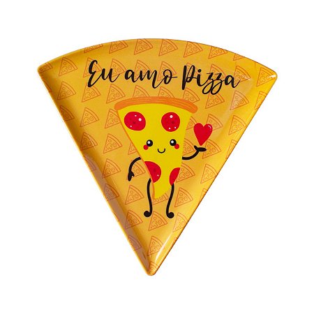 KIT 4 PRATOS PARA PIZZA DECORATIVO