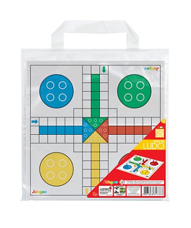 Jogo de tabuleiro Ludo Estojo dobrável